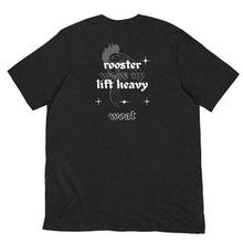 Load image into Gallery viewer, Unisex Wake Up Lift Heavy Rooster Tee
