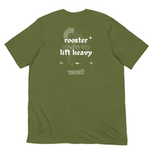 Load image into Gallery viewer, Unisex Wake Up Lift Heavy Rooster Tee
