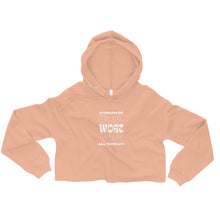 Load image into Gallery viewer, WOAT Text Crop Hoodie
